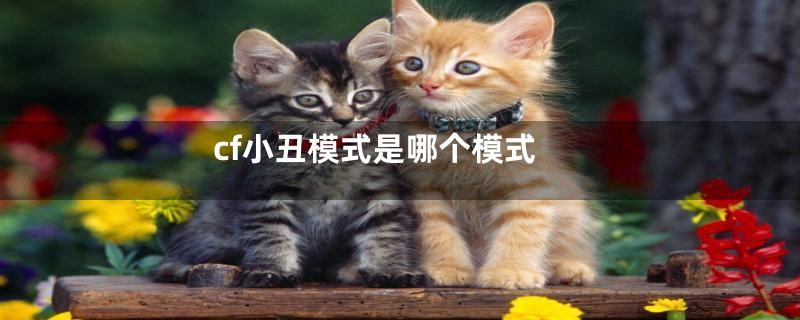 cf小丑模式是哪个模式