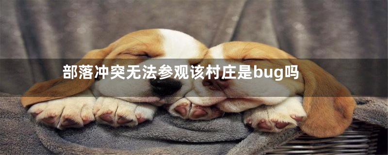 部落冲突无法参观该村庄是bug吗