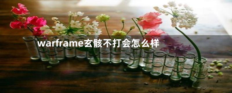 warframe玄骸不打会怎么样