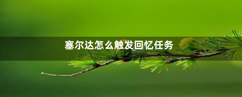 塞尔达怎么触发回忆任务