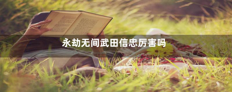 永劫无间武田信忠厉害吗