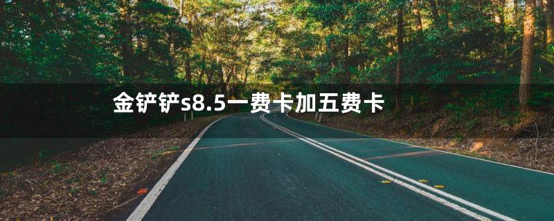 金铲铲s8.5一费卡加五费卡