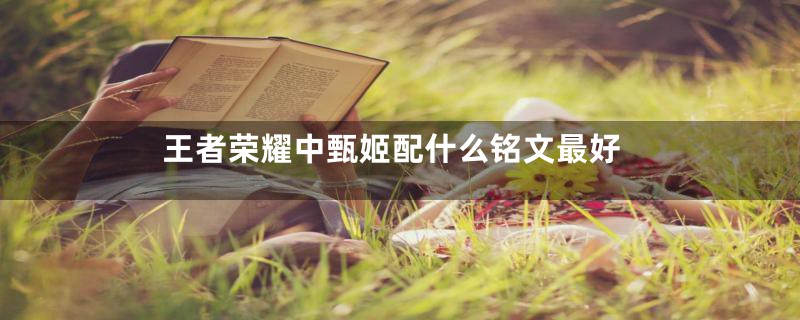 王者荣耀中甄姬配什么铭文最好