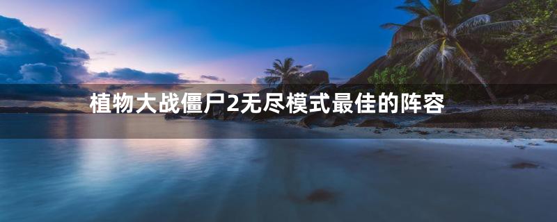 植物大战僵尸2无尽模式最佳的阵容