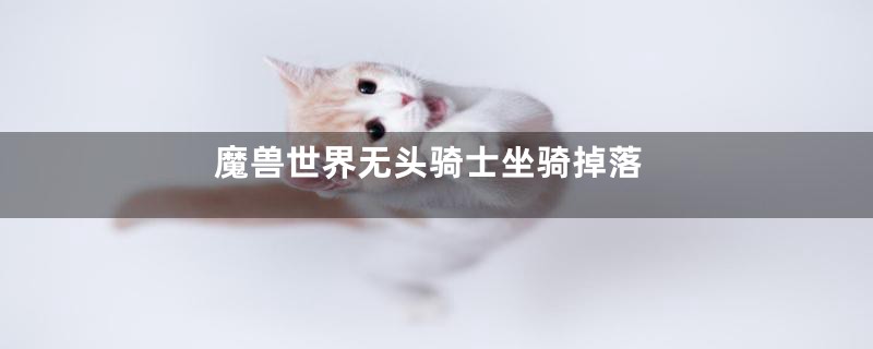 魔兽世界无头骑士坐骑掉落