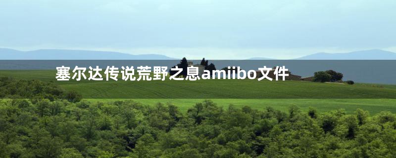 塞尔达传说荒野之息amiibo文件