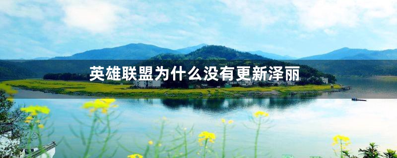 英雄联盟为什么没有更新泽丽