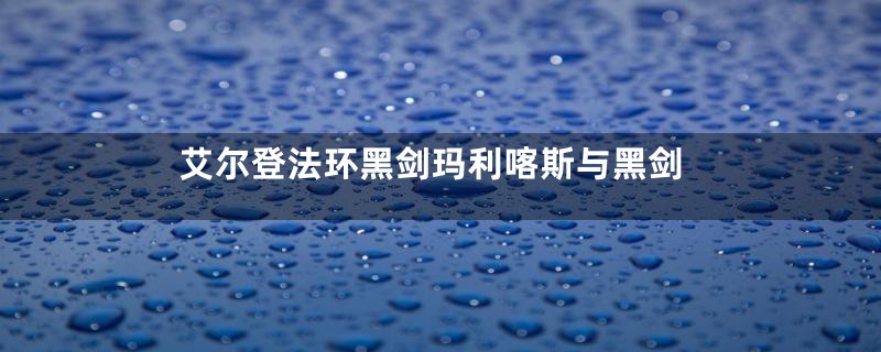 艾尔登法环黑剑玛利喀斯与黑剑