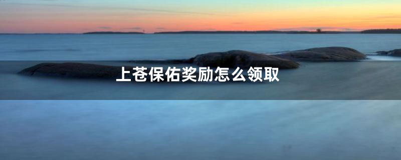 上苍保佑奖励怎么领取