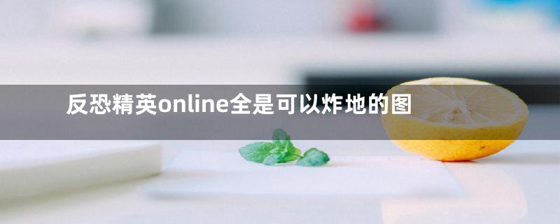 反恐精英online全是可以炸地的图