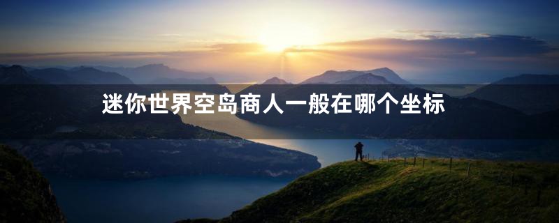 迷你世界空岛商人一般在哪个坐标