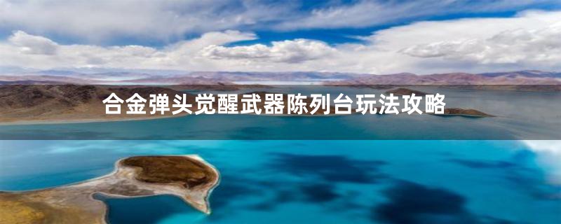 合金弹头觉醒武器陈列台玩法攻略